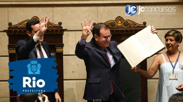 None - Concurso Secretaria Segurança RJ; prefeito Eduardo Paes crédito Tomaz Silva Agência Brasil