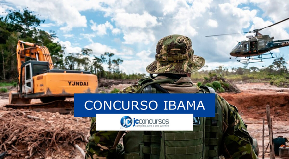 Concurso Ibama: homens no meio de escavação - Divulgação