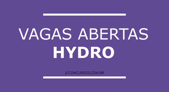 Vagas de trainee na Hydro - Divulgação