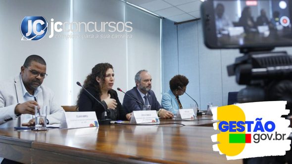 None - Concurso Nacional Unificado: ministra da Gestão Esther Dweck: crédito Adalberto Marques MGI