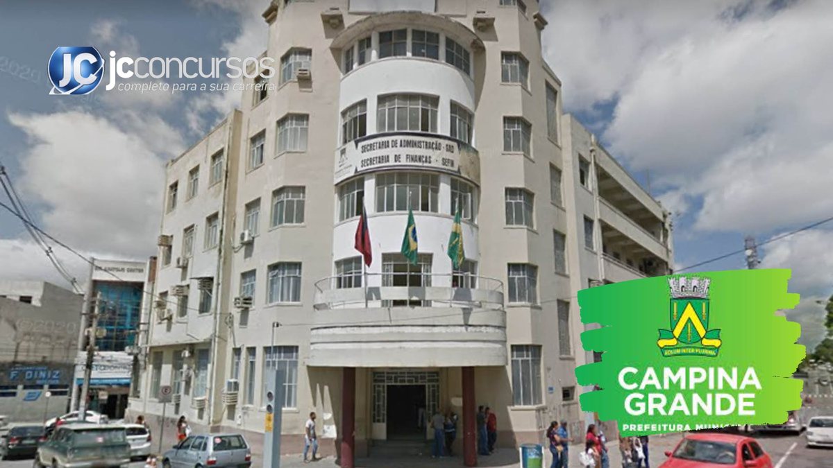 Concurso da Prefeitura de Campina Grande PB: sede do órgão